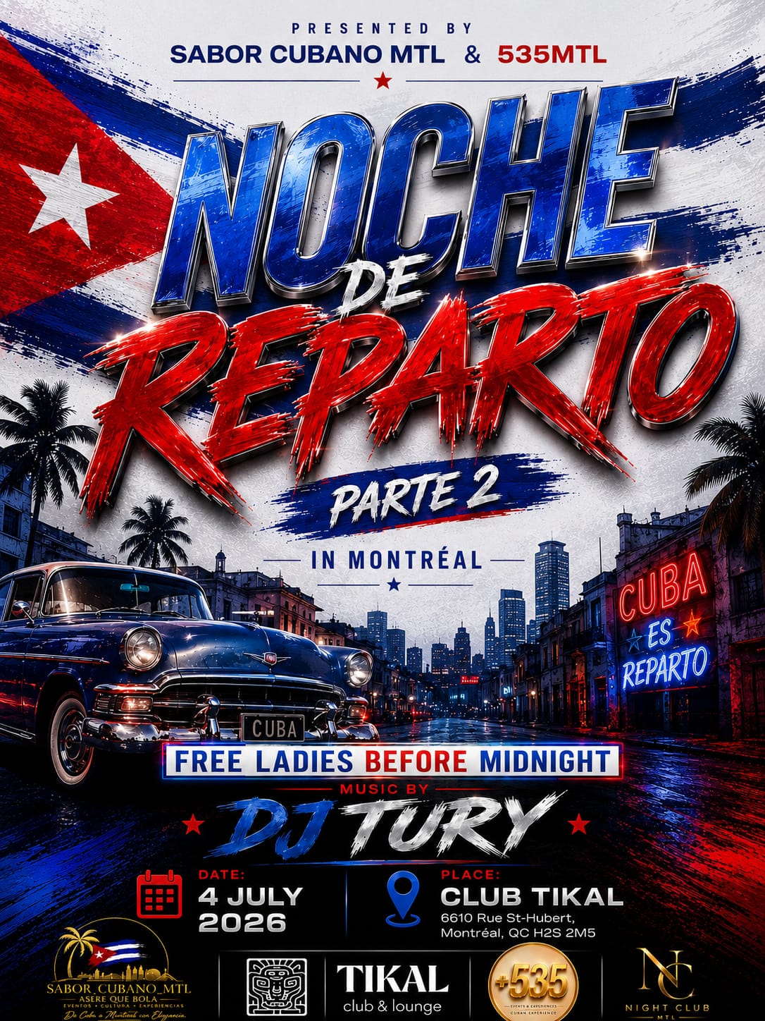 Noche de Reparto Parte 2 4 Juillet